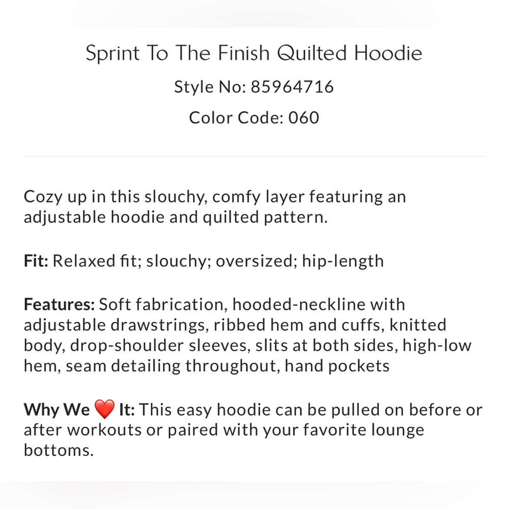 FREE PEOPLE We The Free: Sprint to the finish hoodie. NWOT size Medium - Picture 6 of 6